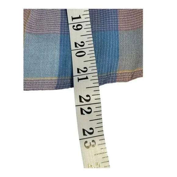 NEW LOFT Petite XS Plaid Smocked‎ Bow Strap Cami NWT - Picture 6 of 8